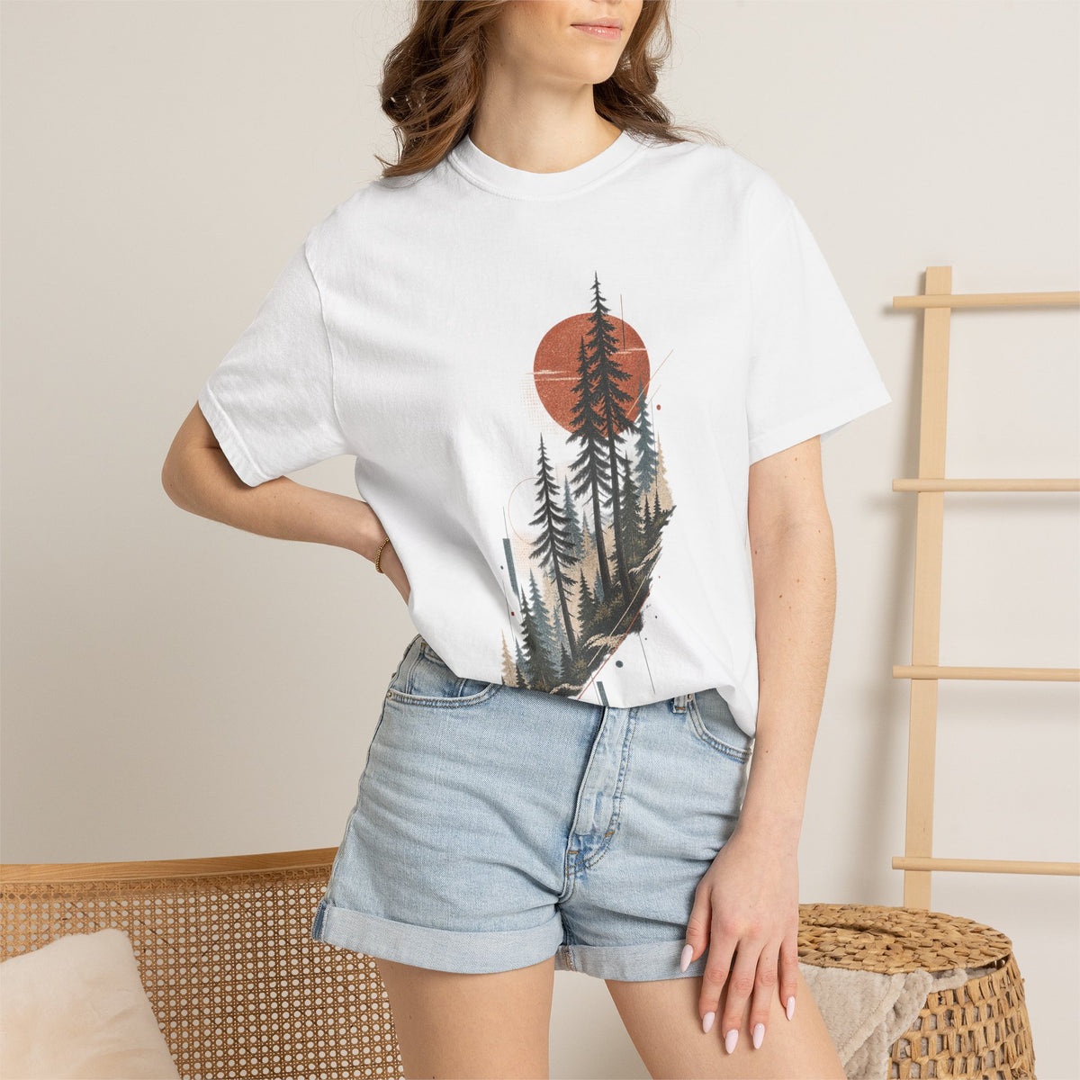 Forest Abstract | Heavyweight Graphic T-Shirt