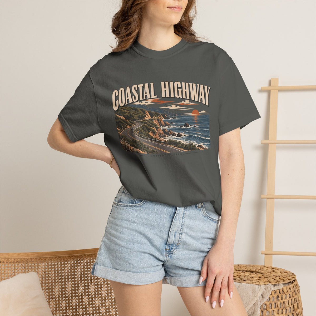 Coastal Highway | Heavyweight Graphic T-Shirt