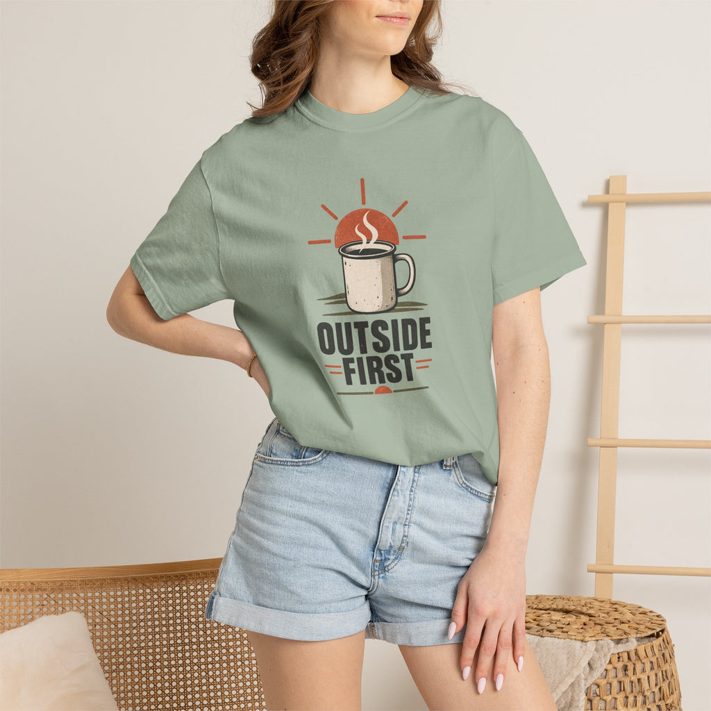 Outside First | Heavyweight Graphic T-Shirt
