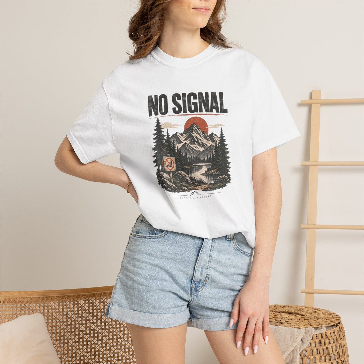 No Signal | Heavyweight Graphic T-Shirt