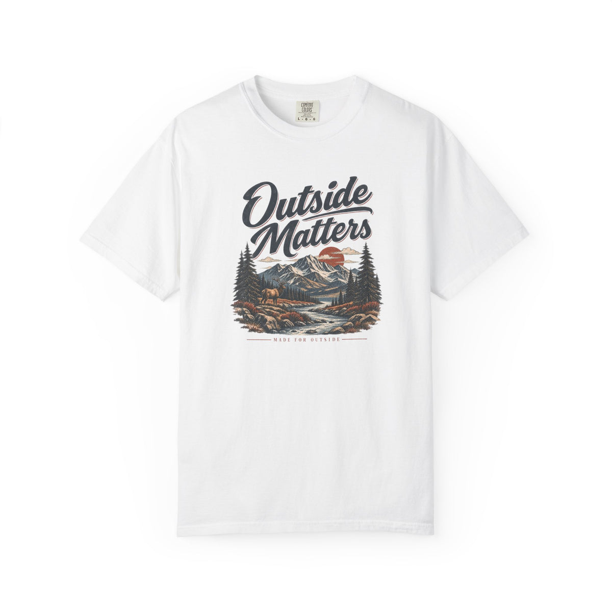 Outside Matters River | Heavyweight Graphic T-Shirt