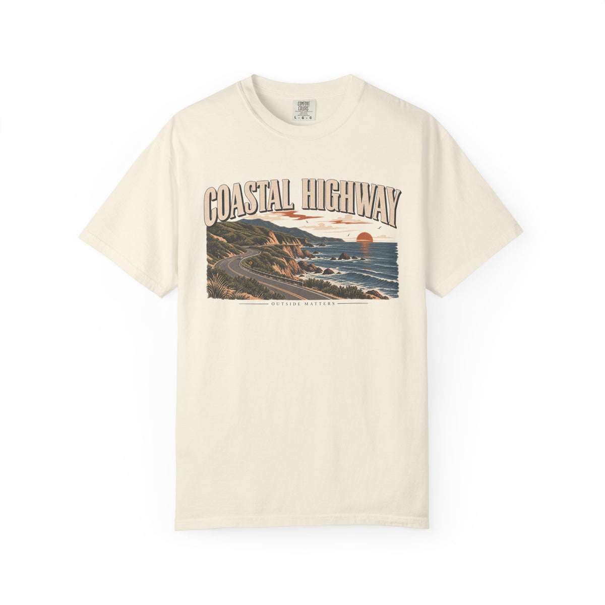 Coastal Highway | Heavyweight Graphic T-Shirt