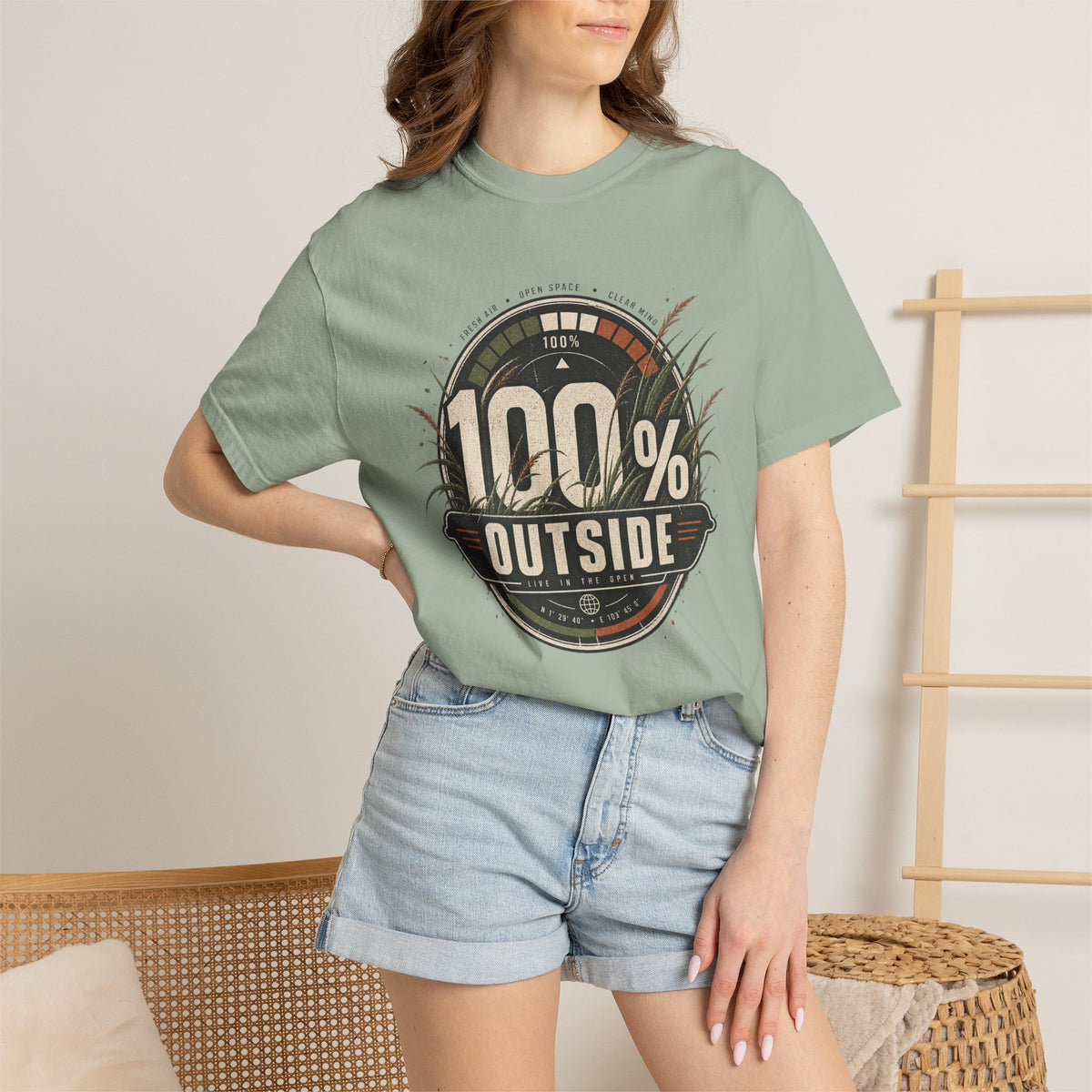 100% Outside | Heavyweight Graphic T-Shirt