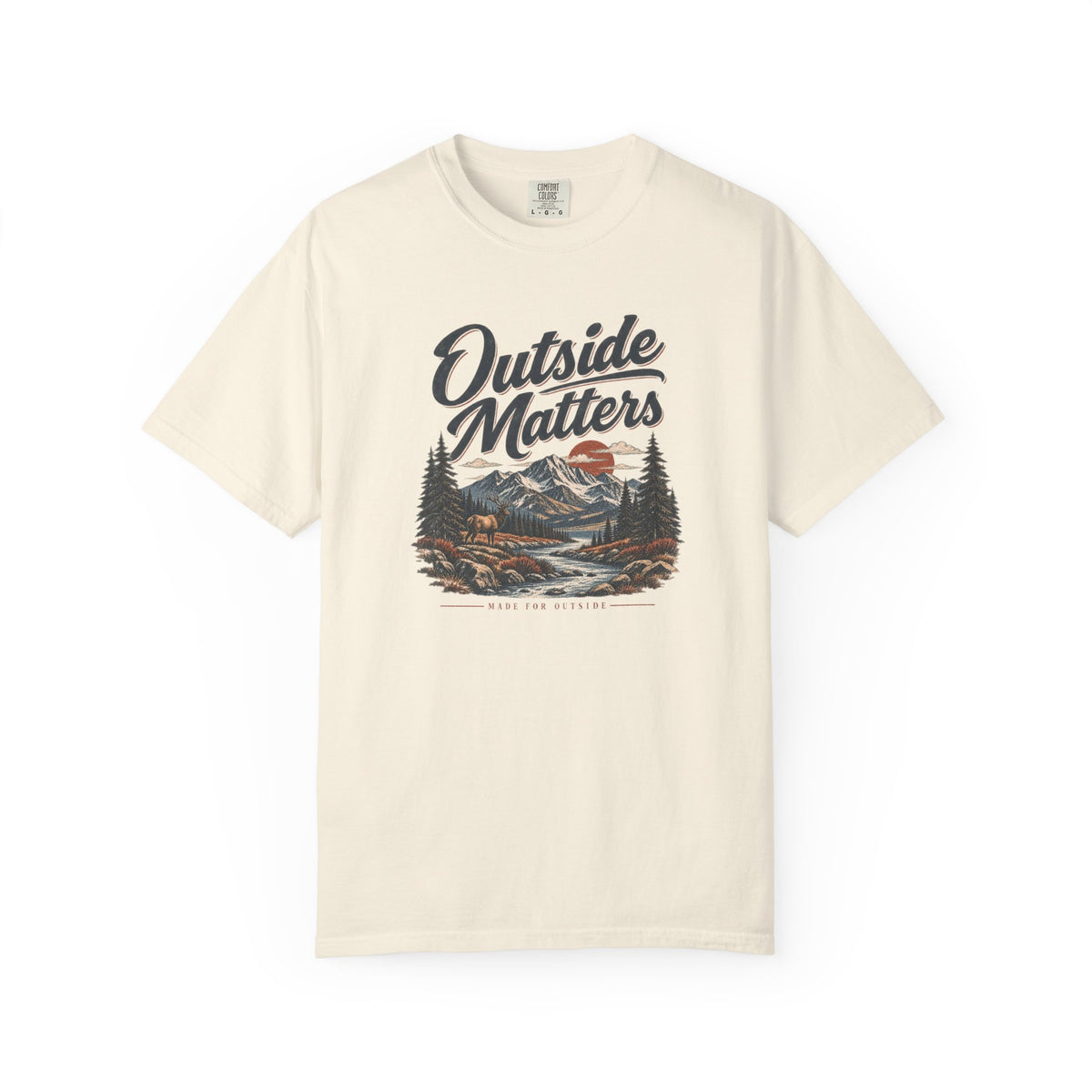 Outside Matters River | Heavyweight Graphic T-Shirt