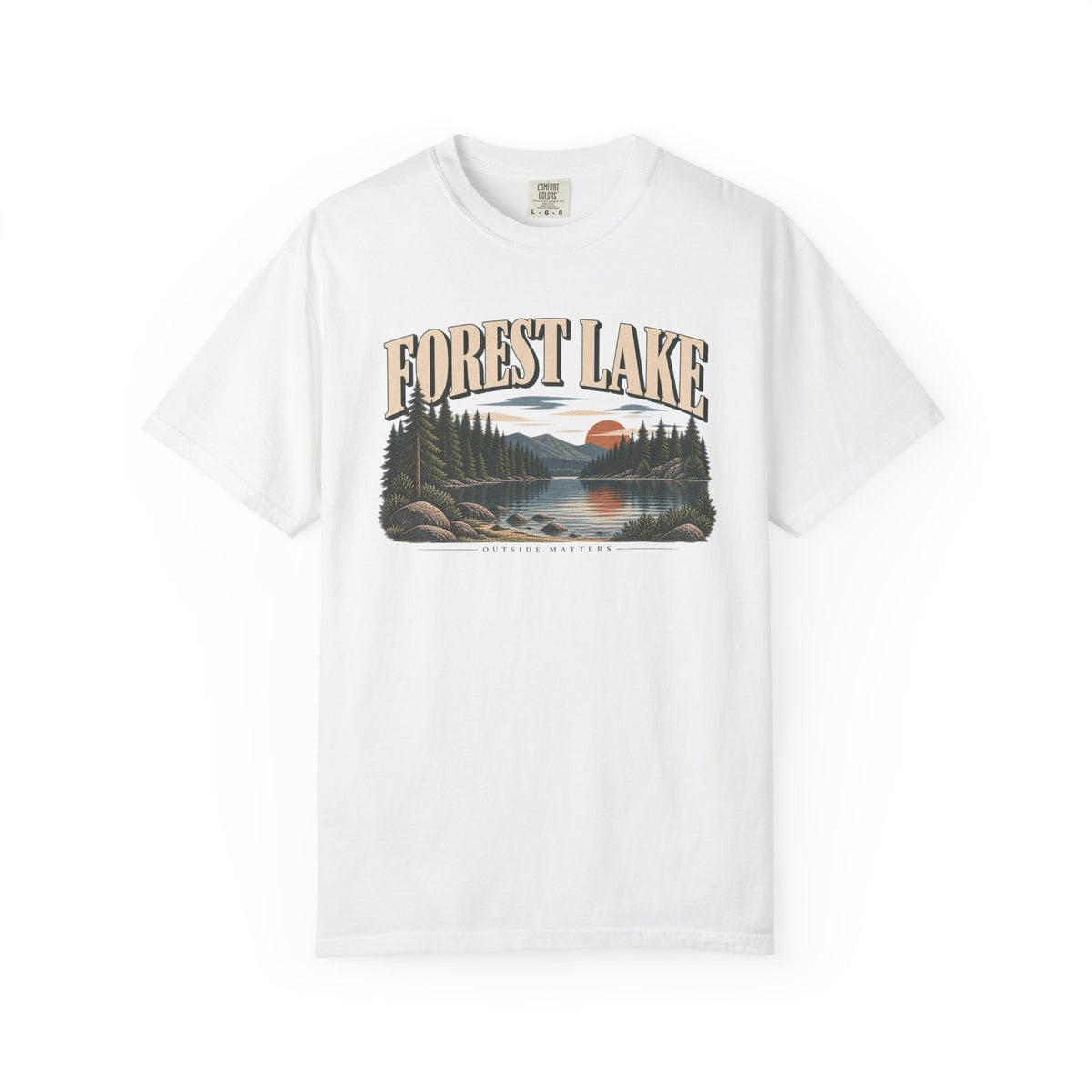 Forest Lake | Heavyweight Graphic T-Shirt