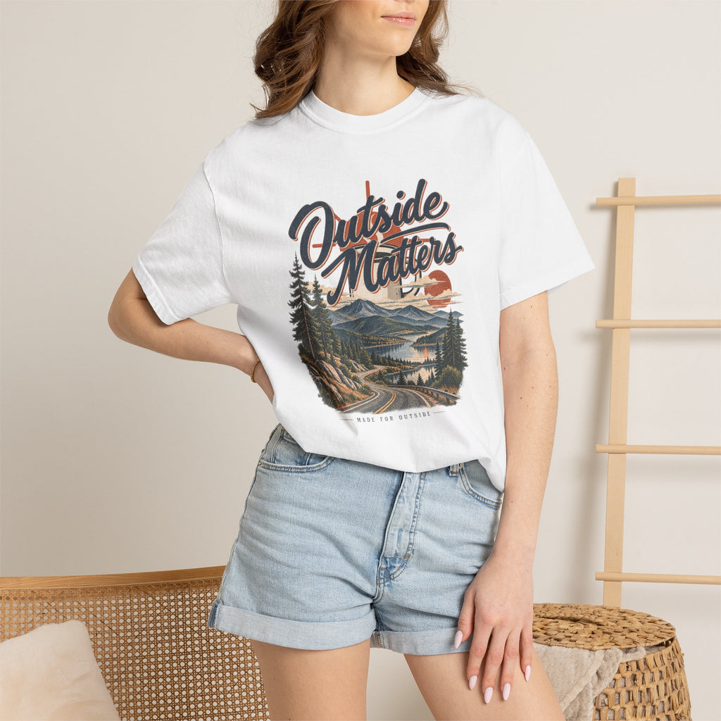 Outside Matters | Heavyweight Graphic T-Shirt