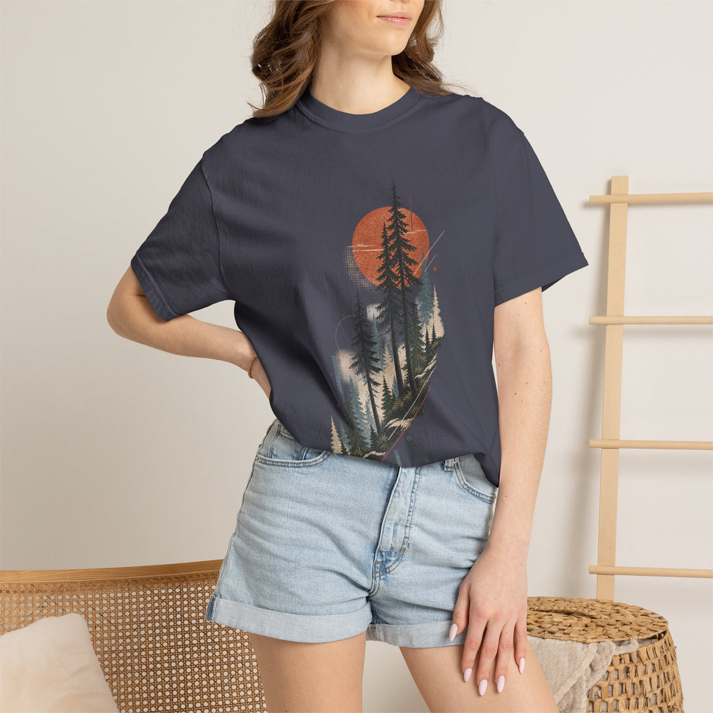 Forest Abstract | Heavyweight Graphic T-Shirt