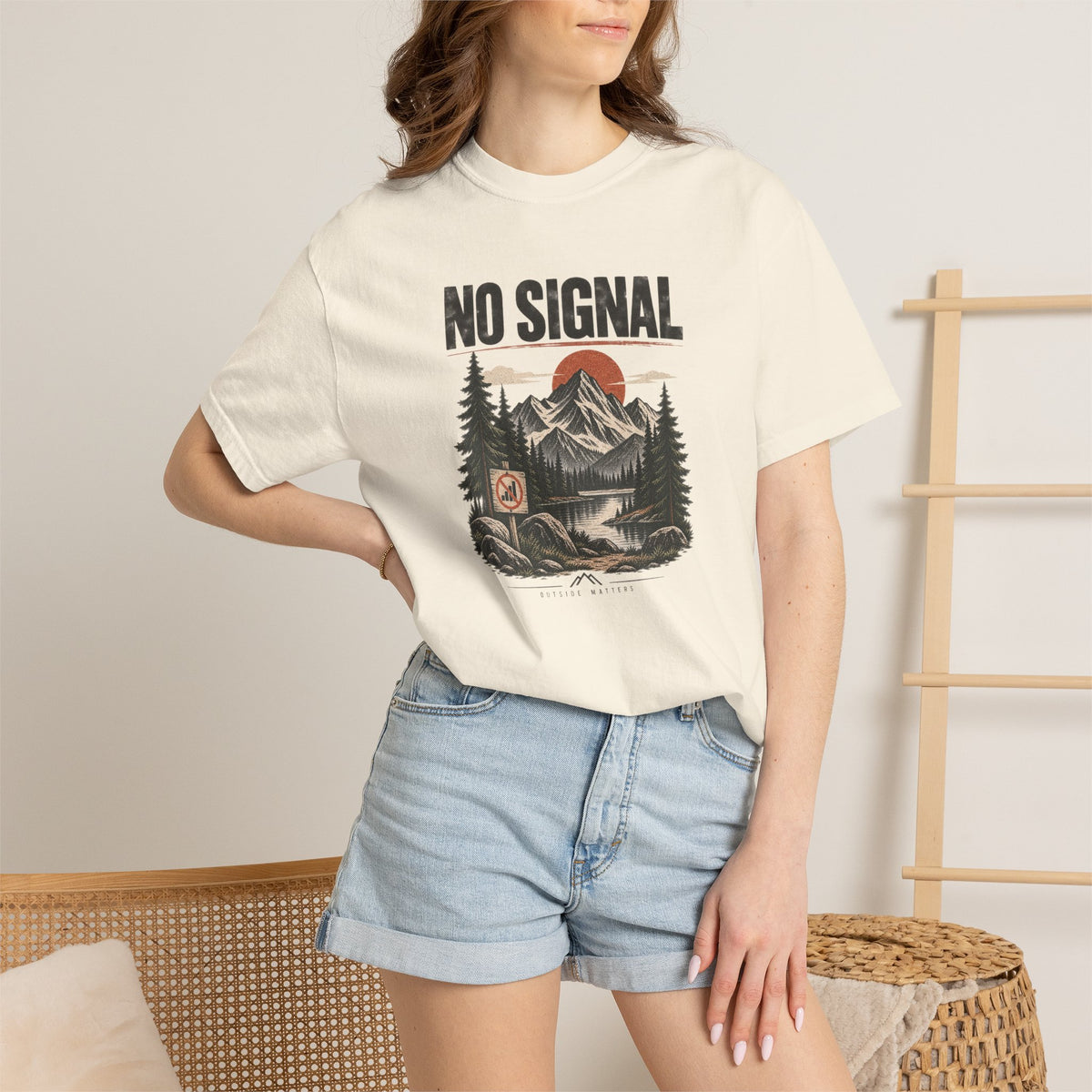 No Signal | Heavyweight Graphic T-Shirt