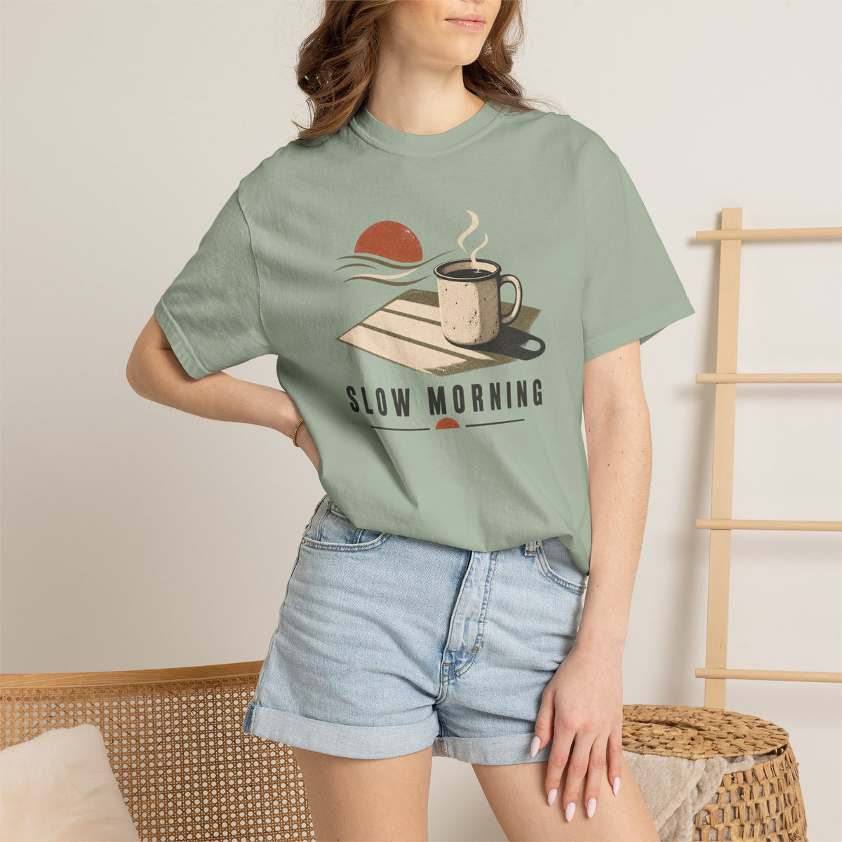 Slow Morning | Heavyweight Graphic T-Shirt