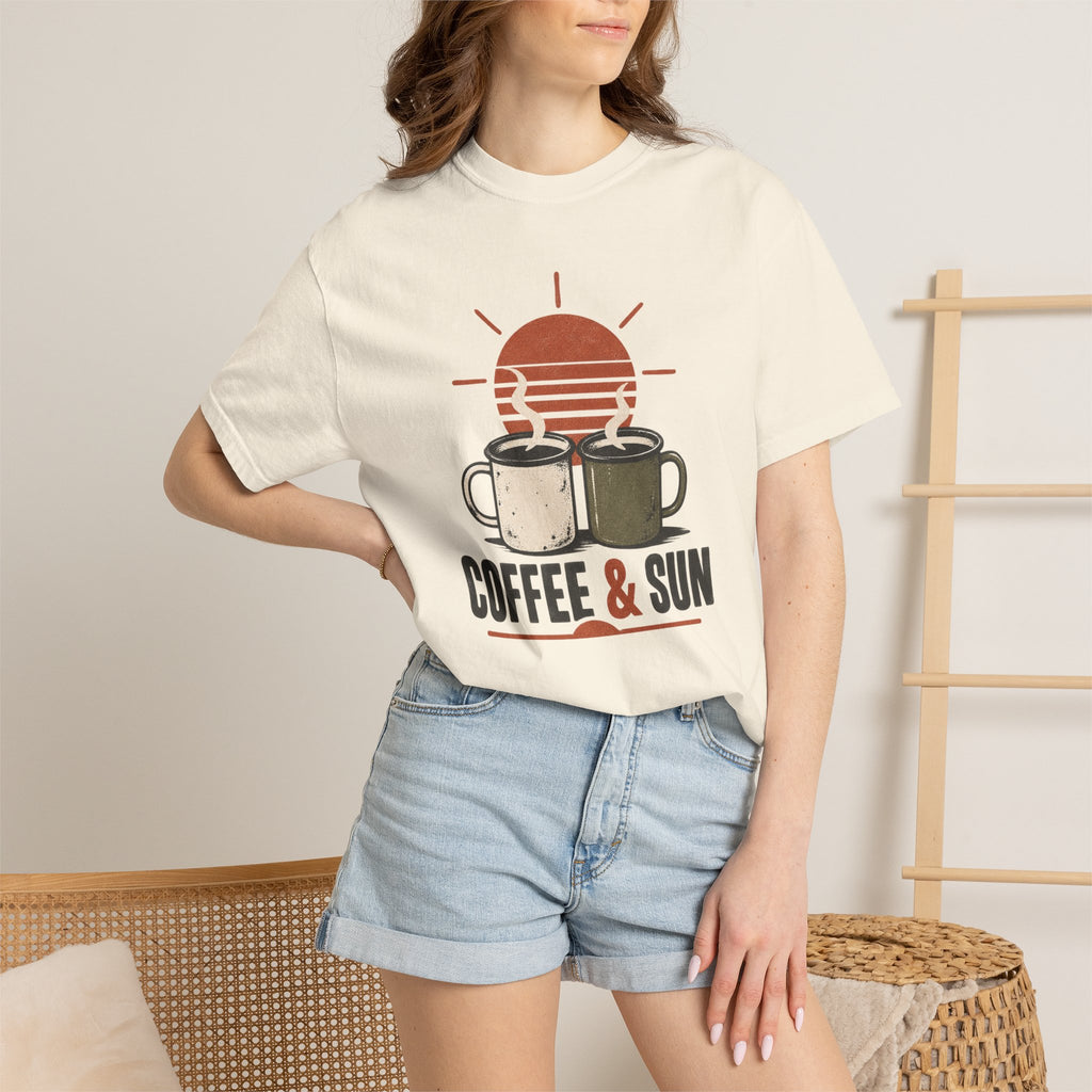 Coffee & Sun | Heavyweight Graphic T-Shirt