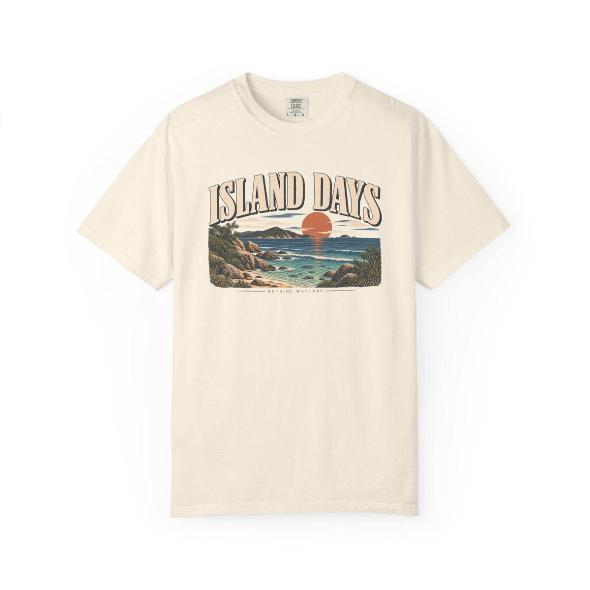 Island Days | Heavyweight Graphic T-Shirt