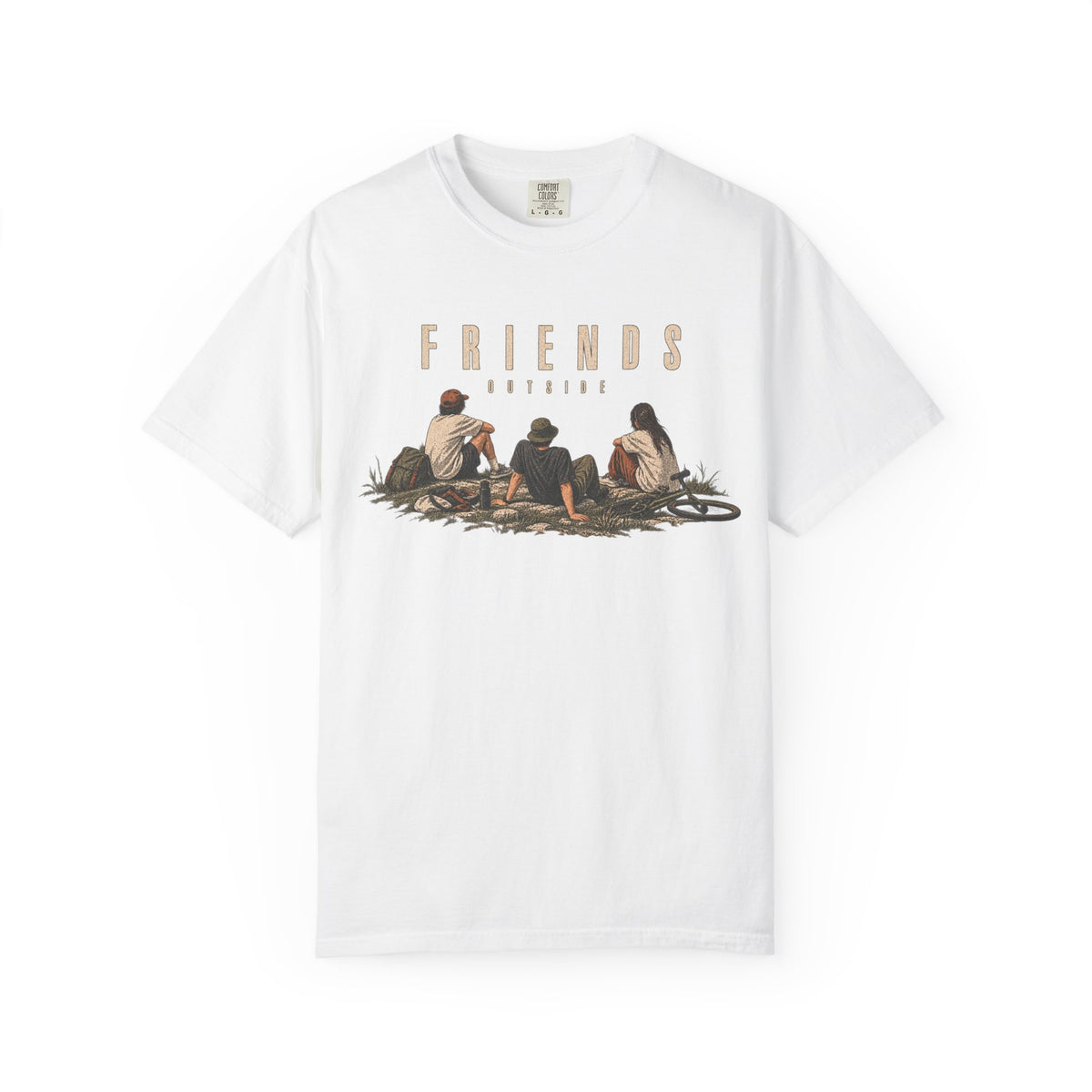 Friends Outside | Heavyweight Graphic T-Shirt