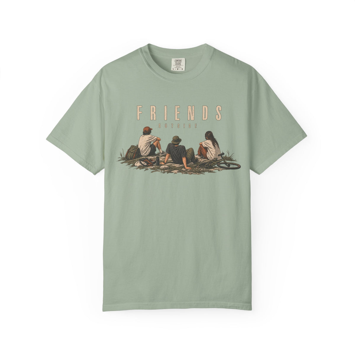Friends Outside | Heavyweight Graphic T-Shirt