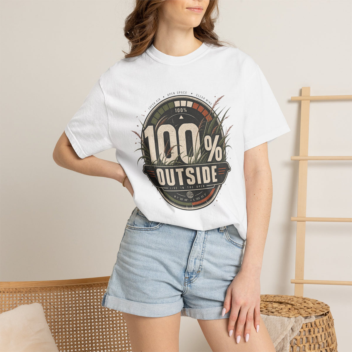100% Outside | Heavyweight Graphic T-Shirt