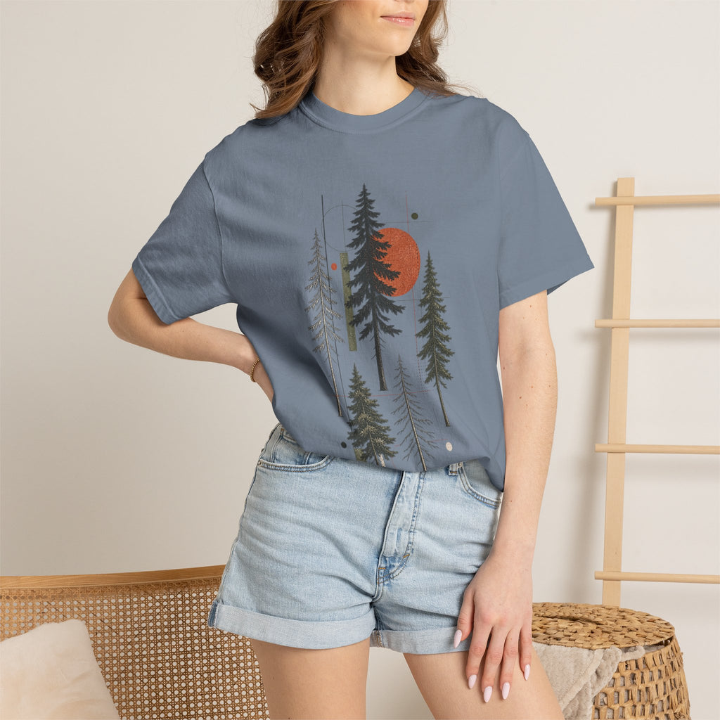 Sunset Pines | Heavyweight Graphic T-Shirt