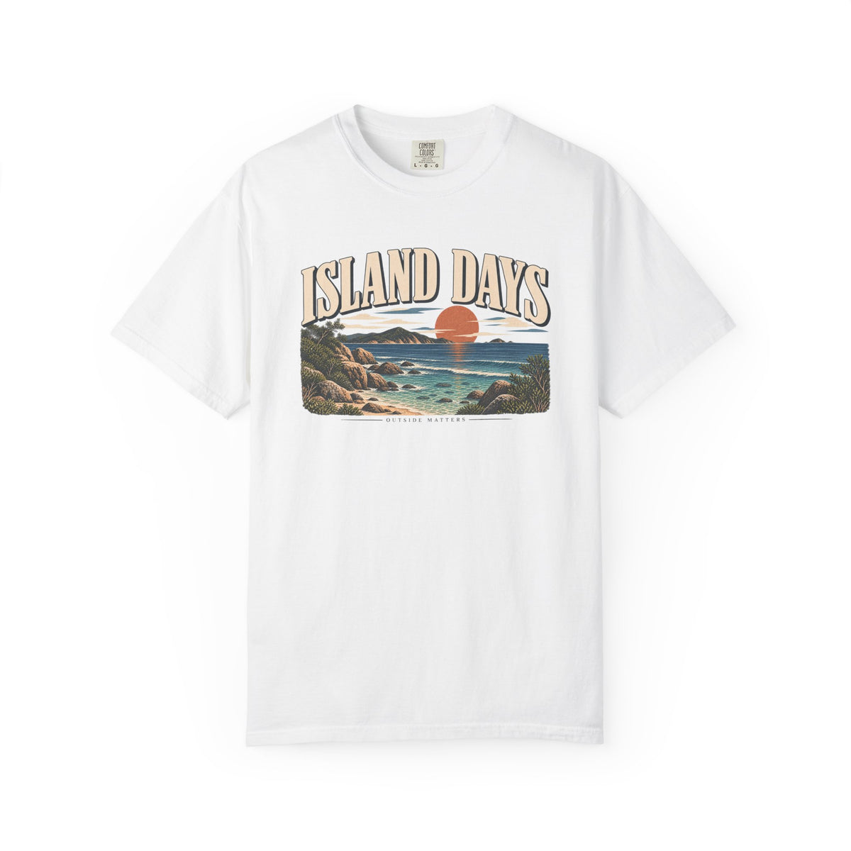 Island Days | Heavyweight Graphic T-Shirt