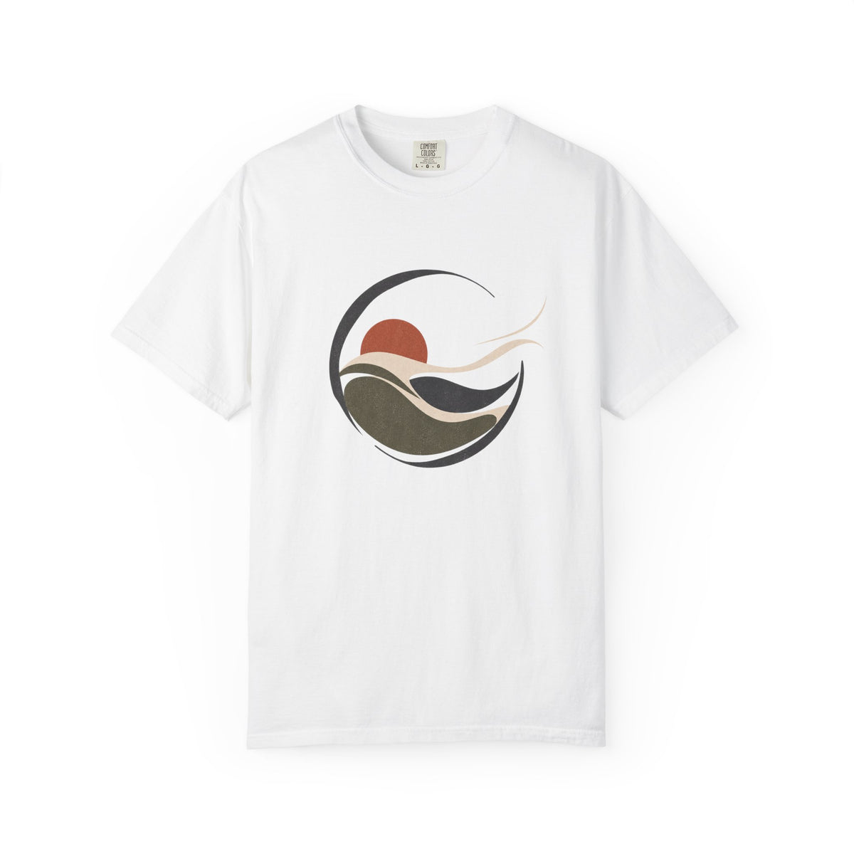 Abstract Wave | Heavyweight Graphic T-Shirt