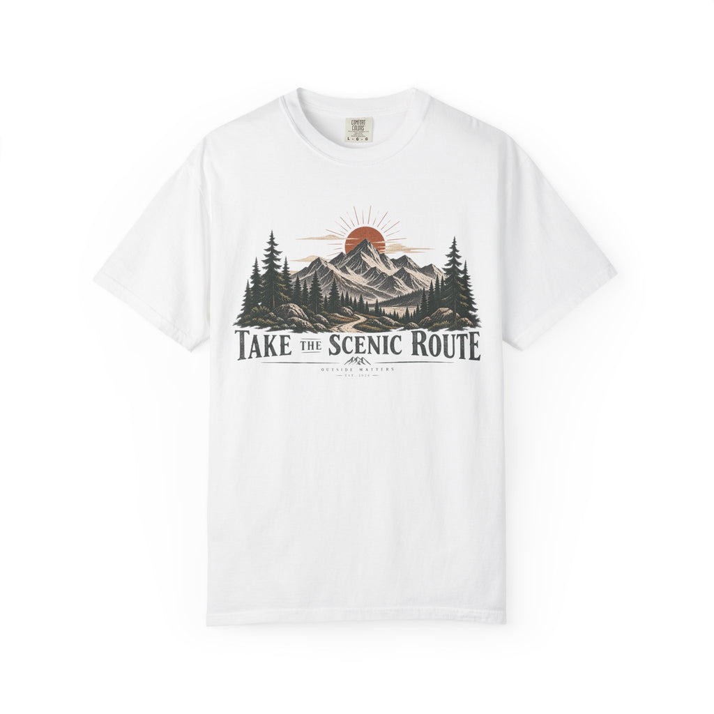 Take the Scenic Route | Heavyweight Graphic T-Shirt