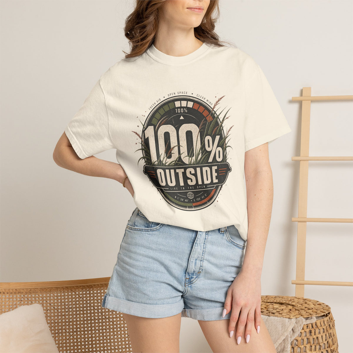 100% Outside | Heavyweight Graphic T-Shirt