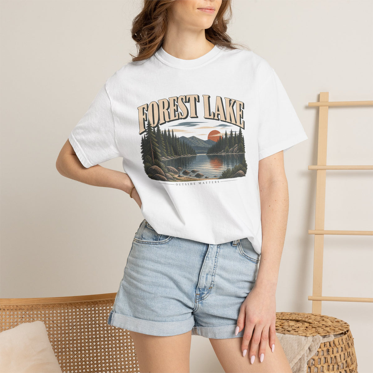 Forest Lake | Heavyweight Graphic T-Shirt