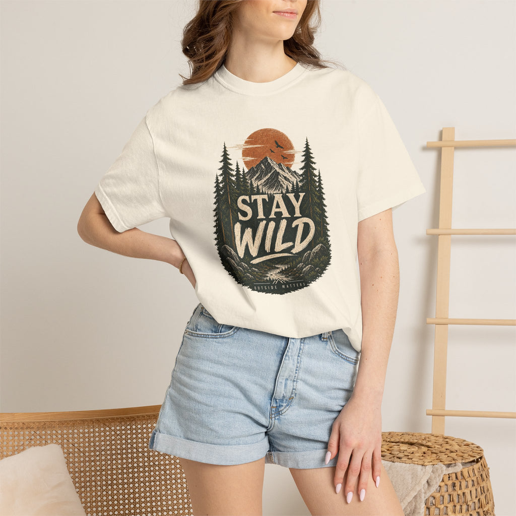 Stay Wild | Heavyweight Graphic T-Shirt