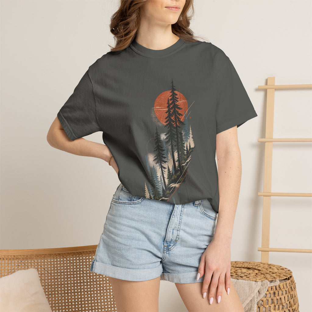 Forest Abstract | Heavyweight Graphic T-Shirt