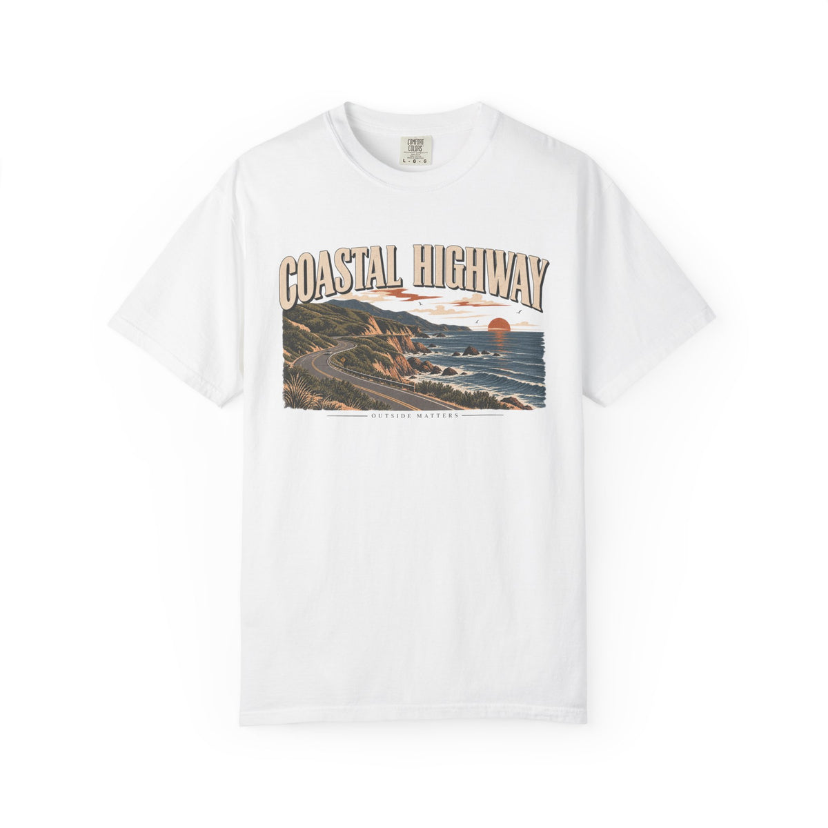 Coastal Highway | Heavyweight Graphic T-Shirt