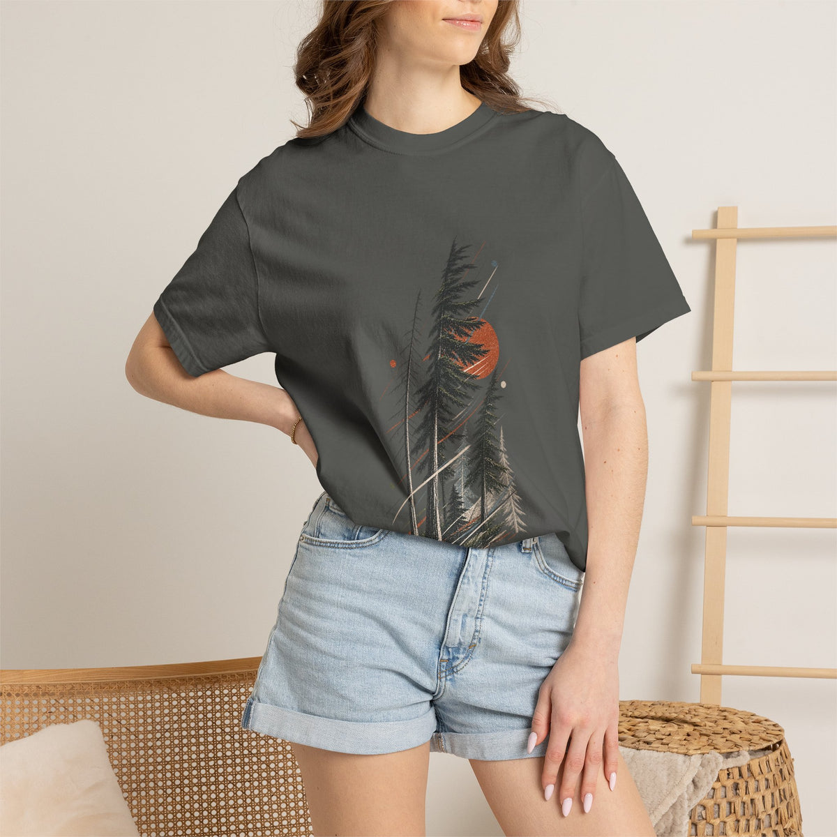 Forest Sun | Heavyweight Graphic T-Shirt